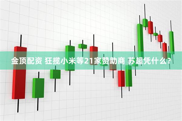 金顶配资 狂揽小米等21家赞助商 苏超凭什么?