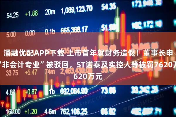 涌融优配APP下载 上市首年就财务造假！董事长申辩“非会计专业”被驳回，ST诺泰及实控人等被罚7620万元