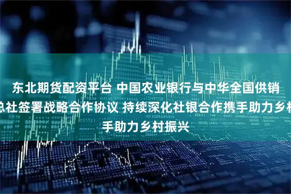 东北期货配资平台 中国农业银行与中华全国供销合作总社签署战略合作协议 持续深化社银合作携手助力乡村振兴